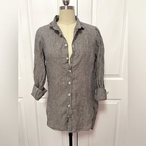 NWT CP SHADES Chambray Striped Shirt/Top